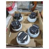 (5) PORCELAIN INSULATORS