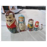 COLLECTION OF VINTAGE NESTING DOLLS