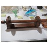 AGED ENGLISH OAK PAPER TOWEL HOLDER