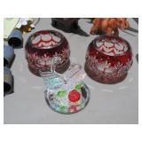 BOHEMIAN AND BLOWNGLASS SWANS