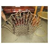 WROUGHT IRON FIRE SCREEN