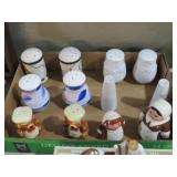 COLLECTION OF CERAMIC SALT AND PEPPER SHAKERS