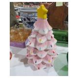 CERAMIC CROFTEN CHRISTMAS TREE COOKIE JAR
