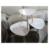 SET OF THREE MCM SIDE TABLES