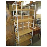 UNIQUE TWO PIECE ADJUSTABLE WOOD SHELF