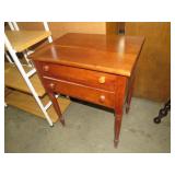 CHERRY TWO DRAWER STAND