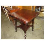 BEAUTIFUL CHERRY FINISH SIDE TABLE