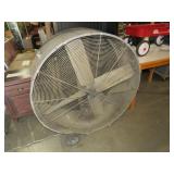 LARGE 42IN METAL WAREHOUSE FAN ON STAND