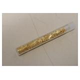 TUBE OF 24K GOLD FLAKES