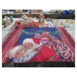 SANTA CHIRSTMAS THROW