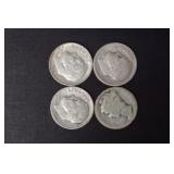 (1) MERCURY, (3) ROOSEVELT DIMES 90%