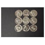 (9) PROOF JEFFERSON NICKELS