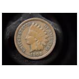 RARE 1908 S INDIAN HEAD CENT