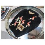COLLECTION OF JEWELRY AND TRAY