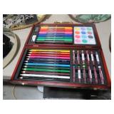 WOOD BOX ART SET