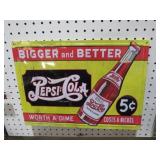 METAL PEPSI ADV SIGN