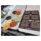 (2) METAL WALL DECOR PIECES