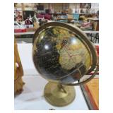 VINTAGE WORLD GLOBE ON STAND