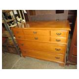 CHERRY FINISH 3 DR CHEST