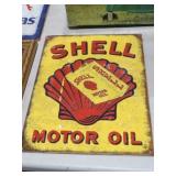 METAL SHELL ADVERTISMENT SIGN
