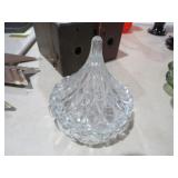 VTG HERSHEY KISS CRYSTAL CANDY DISH