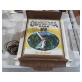 1970S OLYMPIA BEER SIGN CLOCK