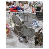 18IN VINTAGE METAL DESK FAN