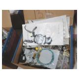 13LB BOX OF ESTATE AND COSTUME JEWELRY