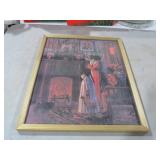 FRAMED BLA CK AMERICANA PRINT