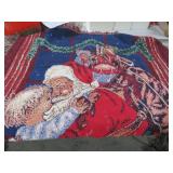 SANTA CHRISTMAS THROW