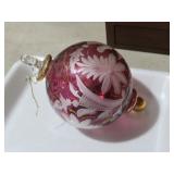BOHEMIAN GLASS BALL