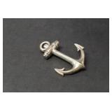 STERLING SILVER ANCHOR PIN