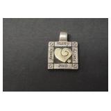 STERLING SILVER ONE FAMILY MANY HEARTS PENDANT