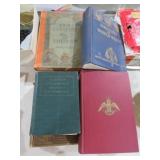 COLLECTION OF HARD BACK BOOKS & MAGAZINES