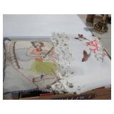 COLLECTION  HAND EMBROIDERED PILLOW & TABLE CLOTH