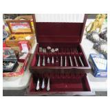 SET OF ONEIDA FLATWARE W/ STORAGE BOX