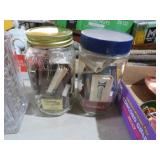 TWO JARS FULL OF VINTAGE MATCH BOOKS