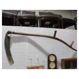 VINTAGE BRIER SICKLE WITH WOOD HANDLE