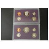 (2)1985 S US MINT PROOF SETS