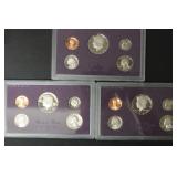 (3)1986 S US MINT PROOF SETS
