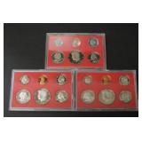 1980 & (2)1981 S US MINT PROOF SETS