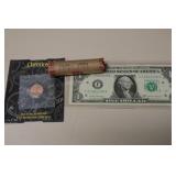 ROLL 09-39 WHEATS, REPEATER NOTE, CHEERIOS CENT