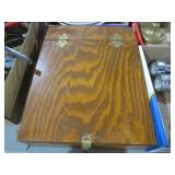 WOOD LIFT TOP WRIGHTING BOX