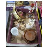 COLLECTION OF FIGURINES AND COASTERS