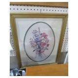 FRAMED FLORAL STILL LIFE PRINT
