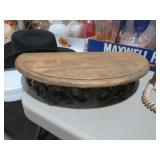 IRON AND WOOD SHELF