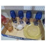 COLLECTION OF VINTAGE GLASSWARE