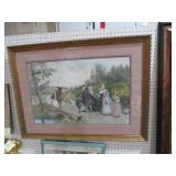 GOLD ORNATE FRAMED SUNDAY MORNING SLEEPY HOLLOW PR