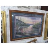FRAMED ROBERT TINO FONTANA PRINT #621 OF #950