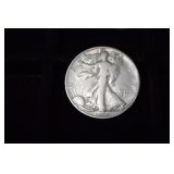 RARE 1938 D WALKING LIBERTY HALF DOLLAR 90%